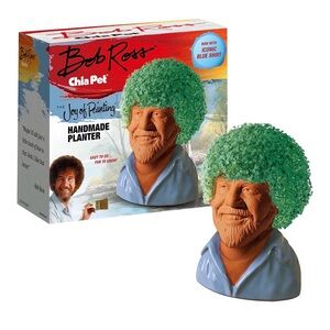 Chia Pet Handmade Planter - Green and Brown